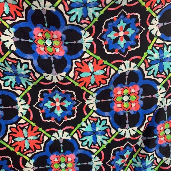 La Blanca womens 14 large one piece swimsuit bathing multicolor halter padded sl - Picture 10 of 10